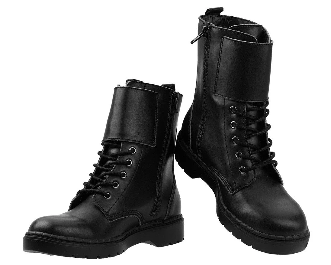 Black Top Strap Ealing Boot *ALL ITEMS FINAL SALE/NON-RETURNABLE* - Image 2