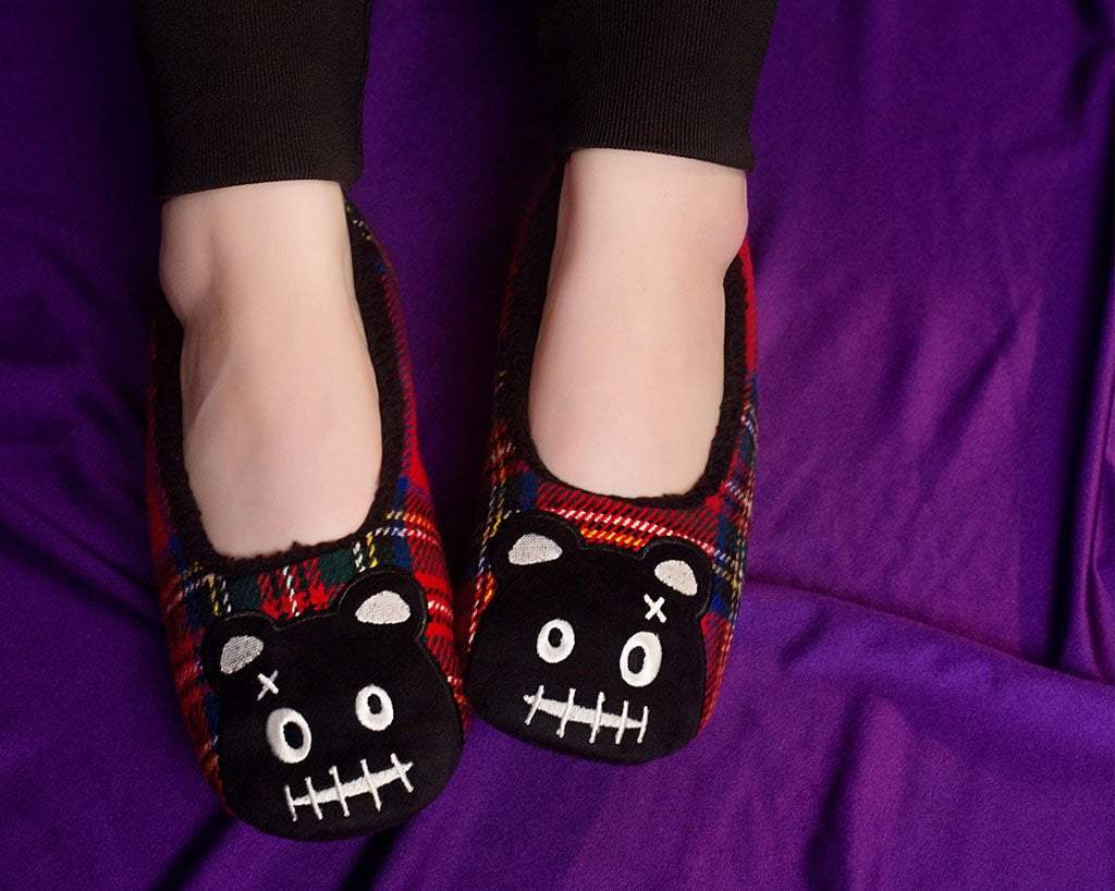 Tartan Punk Rock Panda Slipper - Image 4